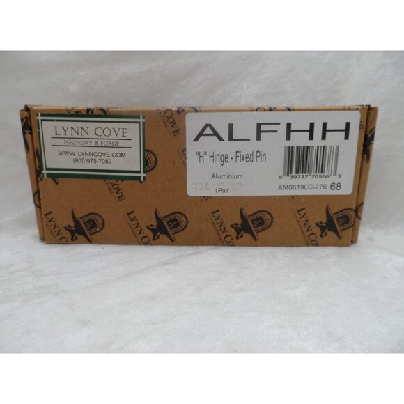 Lynn Cove Foundry Cast Aluminum Bi-Folding Shutter Hinges Pair Flat Black 2 3/4" - Picture 5 of 5